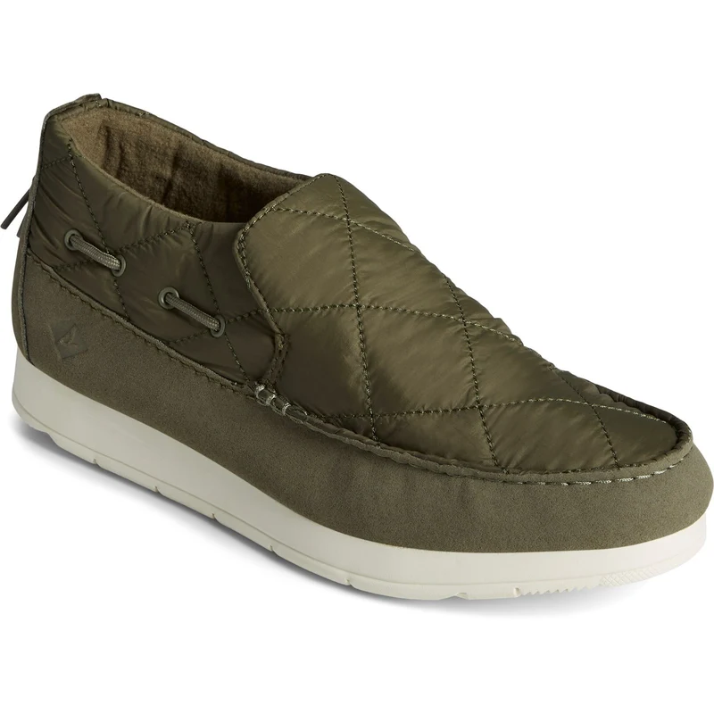 Sperry Herren Moc Sider Slip-On-Trainer – Olivgrün