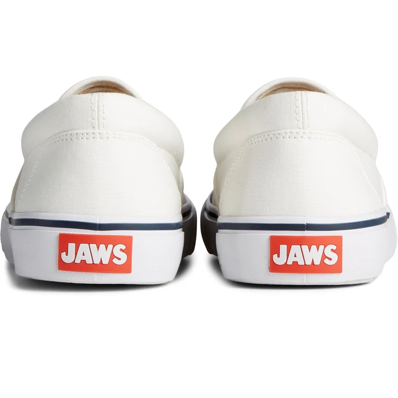 Sperry Herren Jaws Striper II Slip-On-Trainer – Weiß