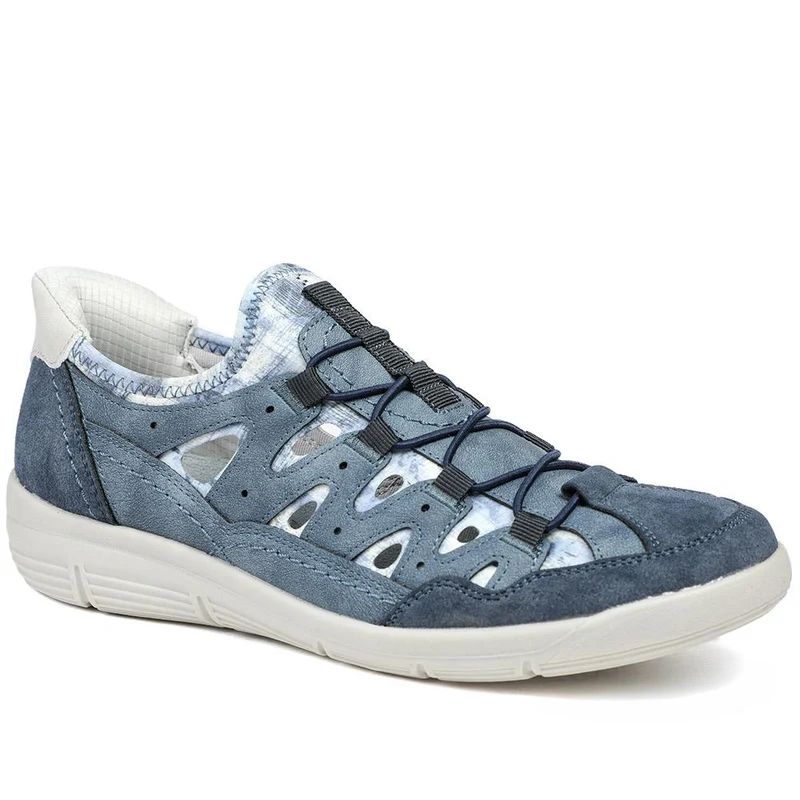 Relife Wide Fit Bungee Lace Slip On Shoes - RELIF43006 / 328 877
