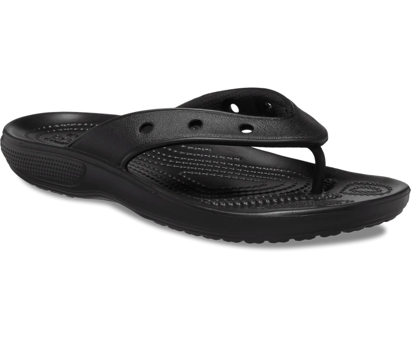 Crocs Klassischer Unisex-Flip-Flop – Schwarz
