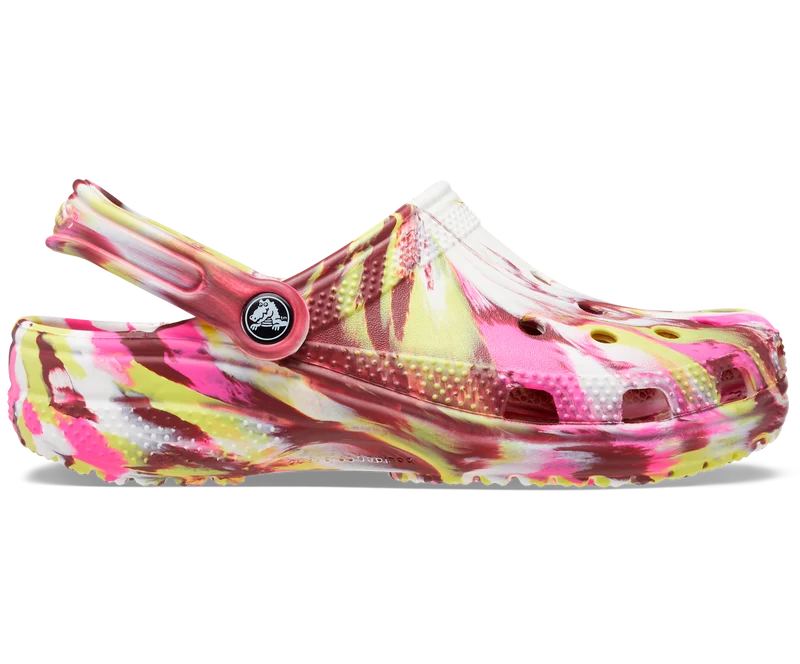 Crocs Unisex Classic Marmor-Clog – Electric Pink