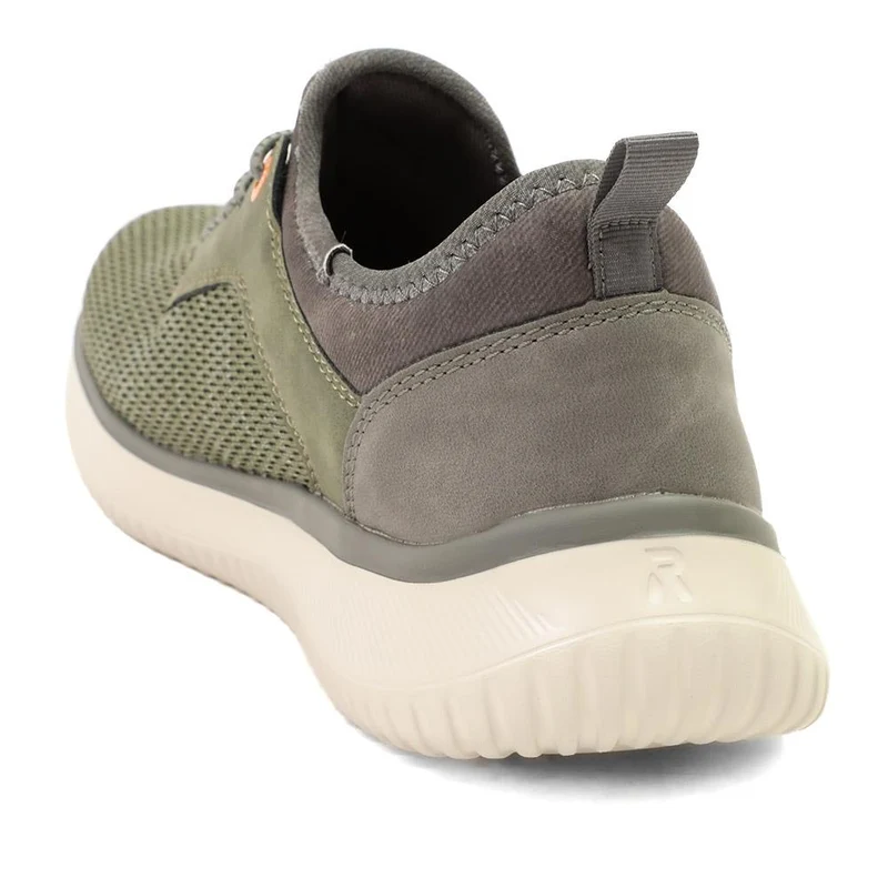 Rieker Lace Up Low Top Trainers - RKR43514 / 328 774 - Khaki
