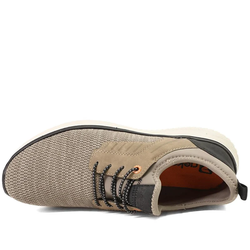 Rieker Lace Up Low Top Trainers - RKR43514 / 328 774 - Light Grey