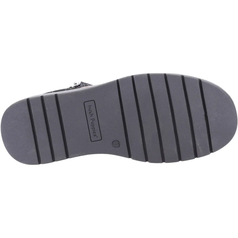 Hush Puppies Damen Libby Wildlederstiefel – Schwarz