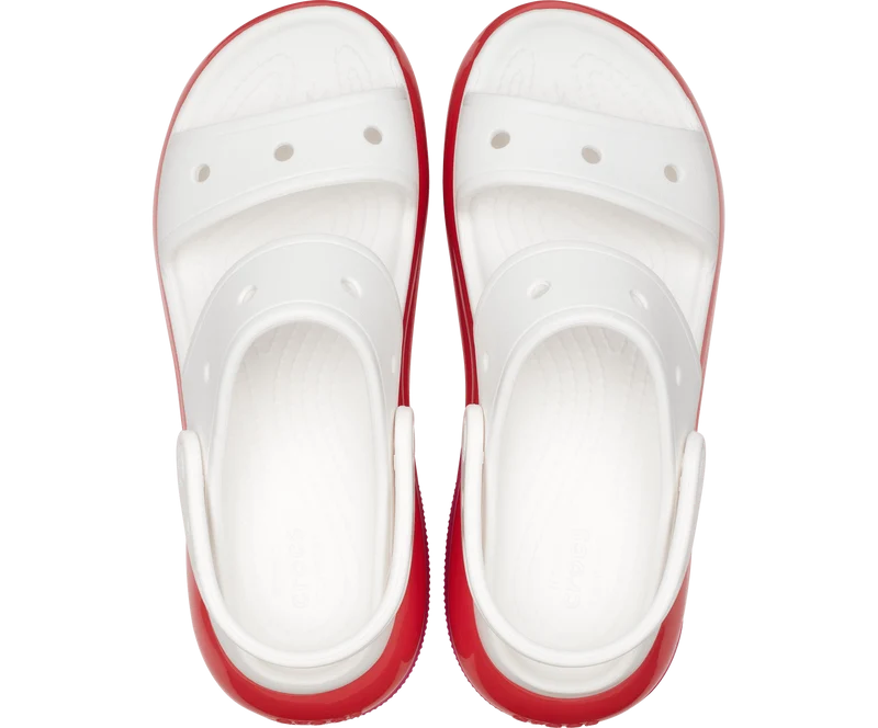 Crocs Unisex Mega Crush Sandale – Weiß