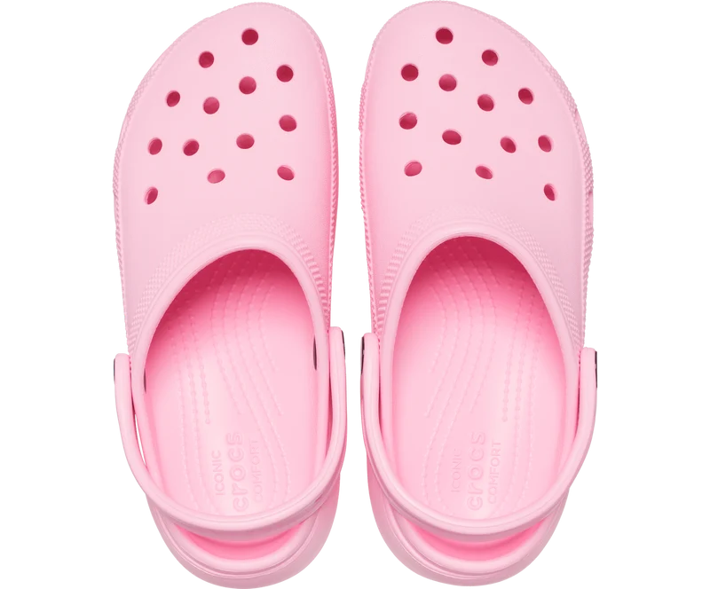 Crocs Unisex Klassischer Plateau-Clog - Flamingorosa