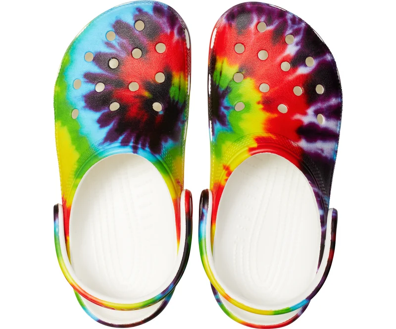 Crocs Unisex Classic Tie Dye Graphic Clog - Mehrfarbig