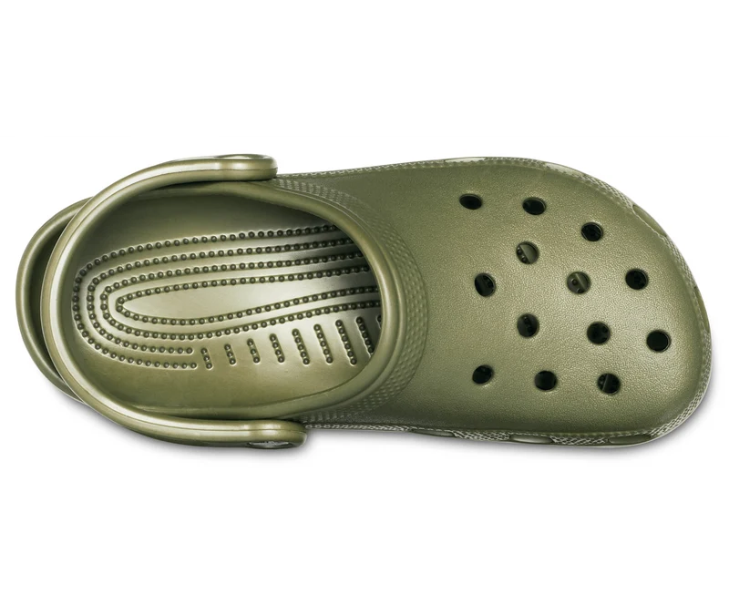Crocs Kinder Classic Clog - Armeegrün