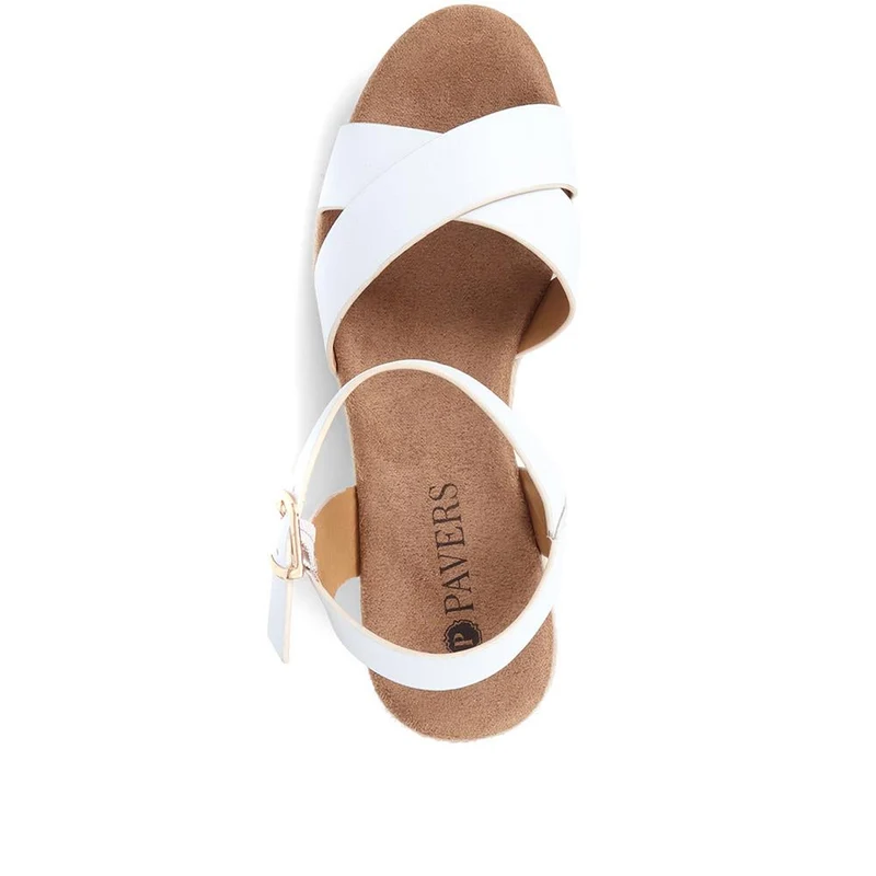 Lightweight Wedge Espadrilles - WBINS37095 / 323 624 - White