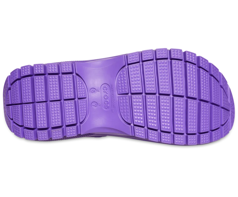 Crocs Unisex Mega Crush Sandale – Neonlila