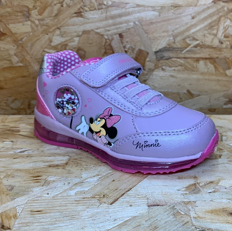 Geox Kleinkind Todo Disney Minnie Mouse Trainer – Rose / Fuchsia