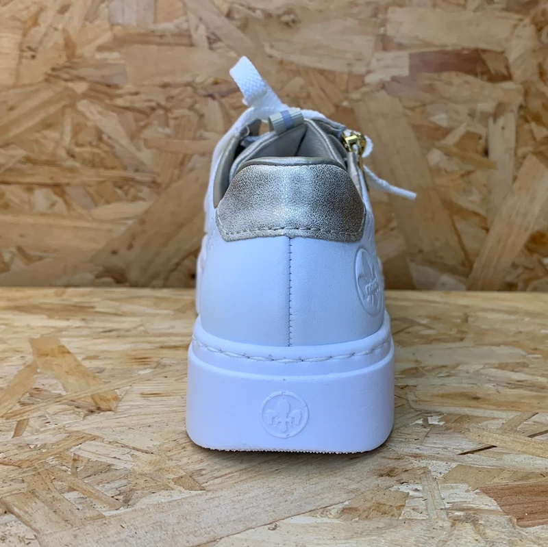 Rieker Modische Damen-Sneaker – Weiß