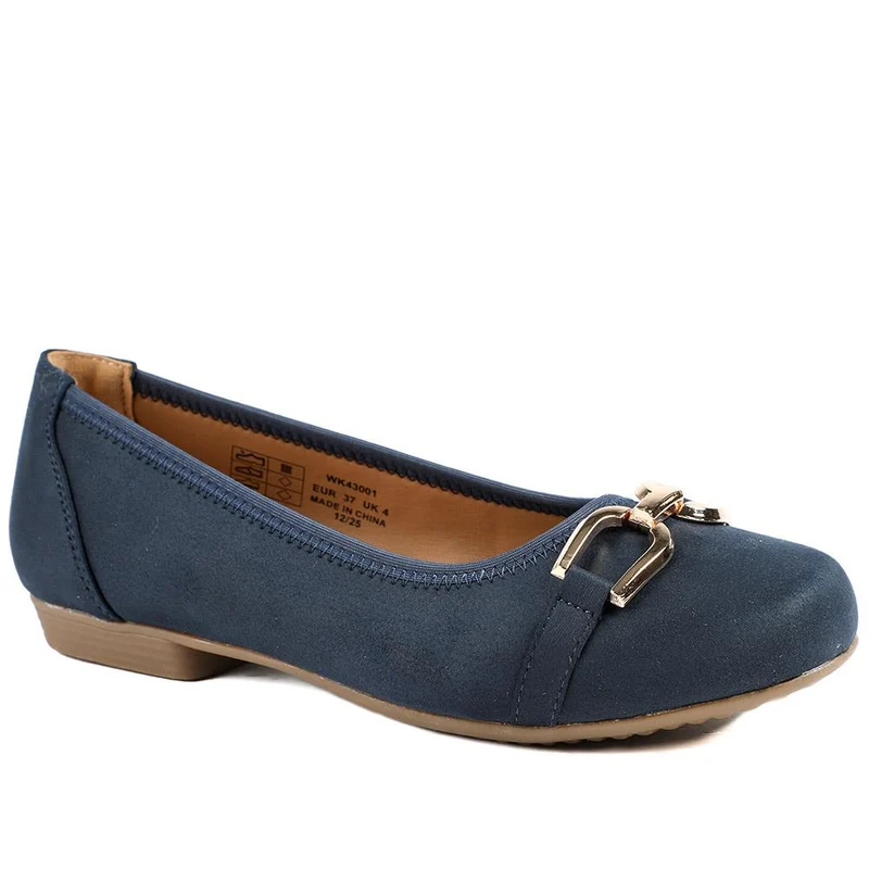 Wide Fit Buckle Detailed Pumps - WK43001 / 328 967