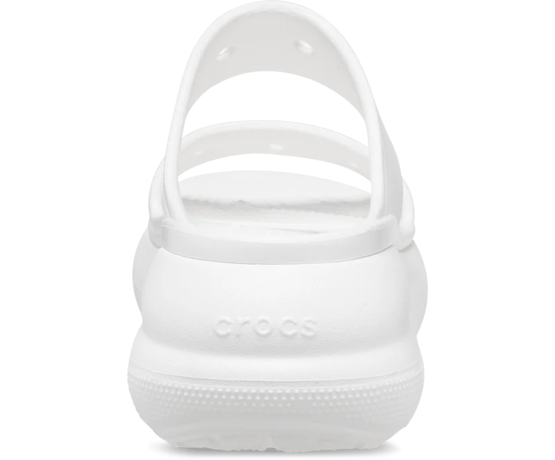 Crocs Unisex Classic Crush Sandale – Weiß