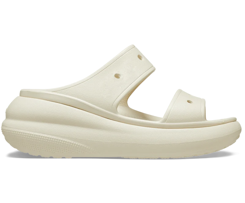 Crocs Unisex Classic Crush Sandale – Knochen