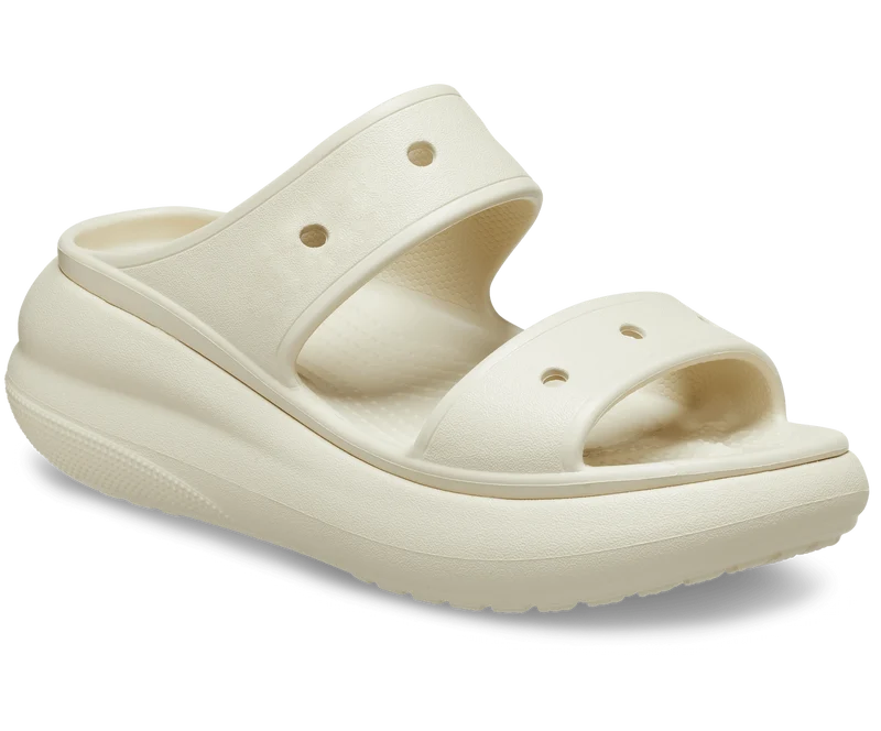 Crocs Unisex Classic Crush Sandale – Knochen