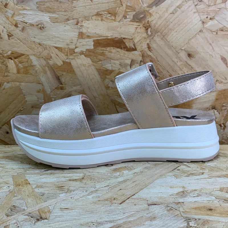 Xti Mode-Plateau-Sandalen für Damen – Nude
