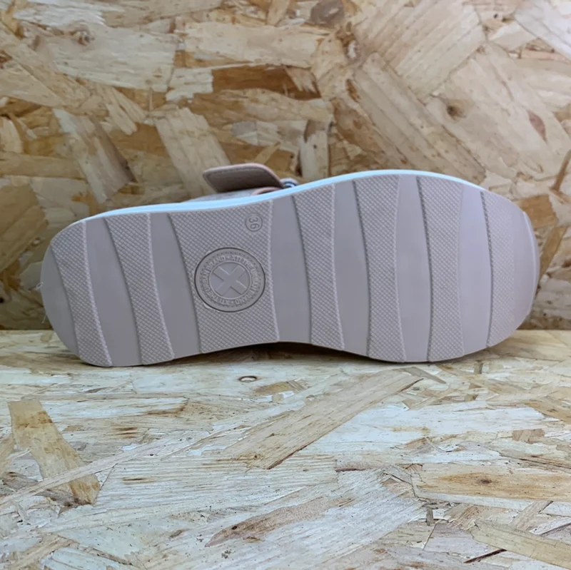 Xti Mode-Plateau-Sandalen für Damen – Nude