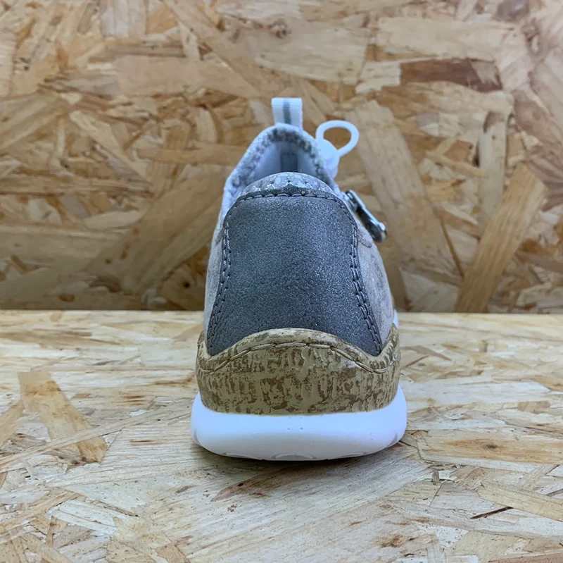 Rieker Modische Damen-Sneaker – Grau