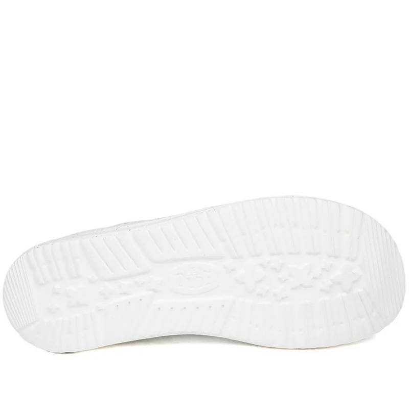 HeyDude Wendy Stretch Speckle Shoes - GARD43507 / 329 360 - White Multi