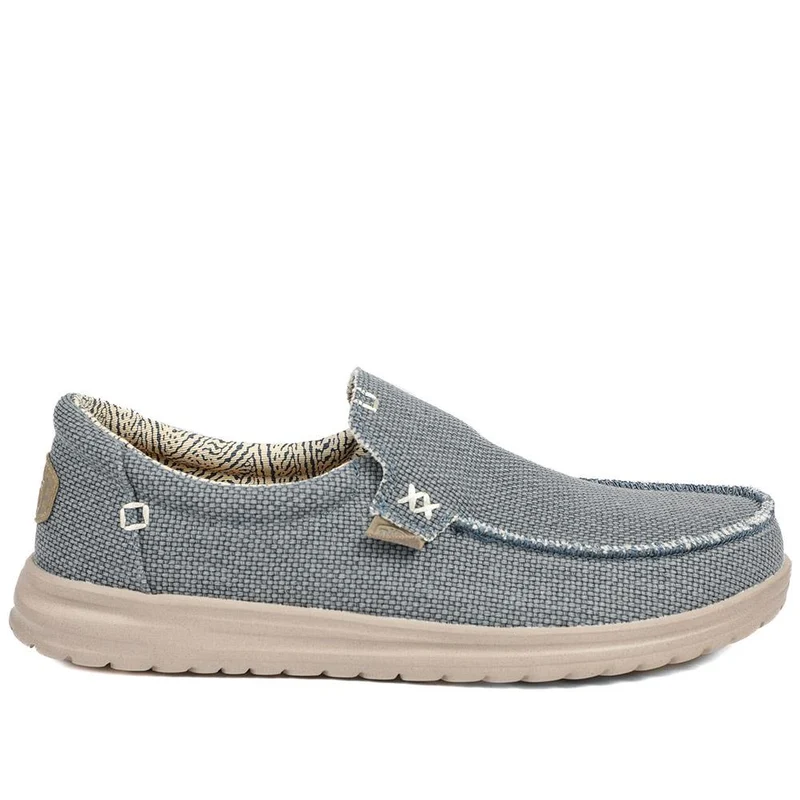 HeyDude Mikka Braided Textile Loafers - GARD43502 / 329 355 - Navy