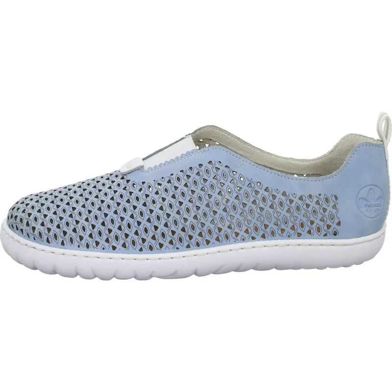 Rieker Slipper/Kletthalbschuh luftdurchlässig (durchbrochenes/geflochtenes Obermaterial)