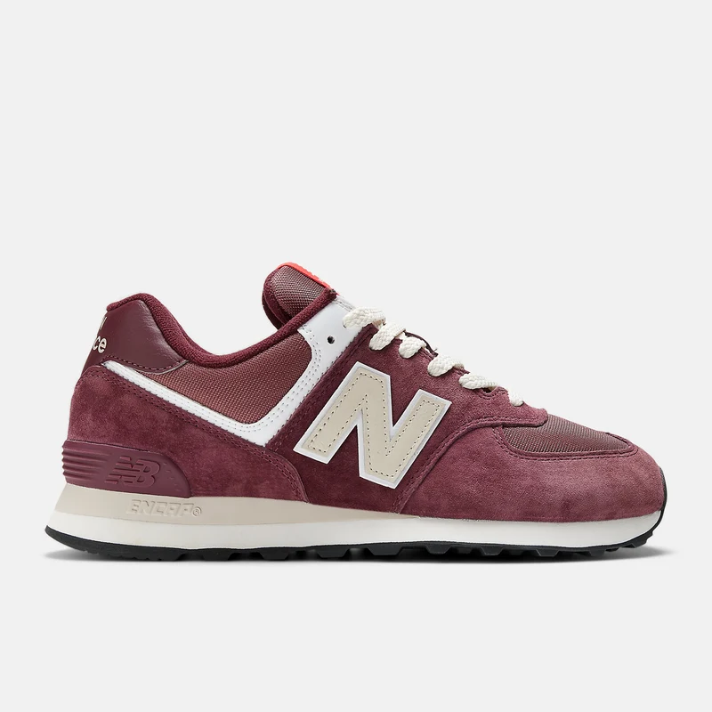 New Balance Herren 574 Fashion Trainer – Kastanienbraun / Grau