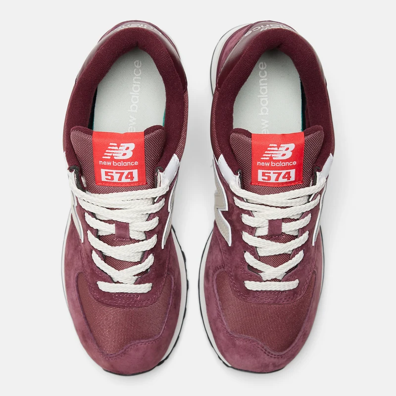 New Balance Herren 574 Fashion Trainer – Kastanienbraun / Grau