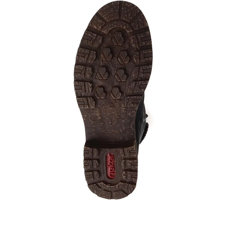 Quilted Fleece-Lined Ladies Boots - RKR38530 / 324 353 - Black