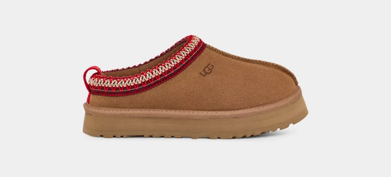 UGG Tazz-Hausschuhe für Kinder – Kastanie