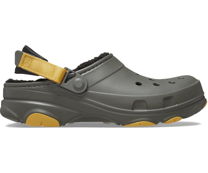 Crocs Unisex Classic All-Terrain Lined Clog - Dusty Olive