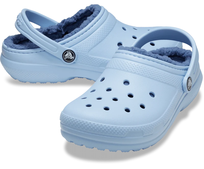 Crocs Kinderklassiker Lined Clog - Blauer Kalzit