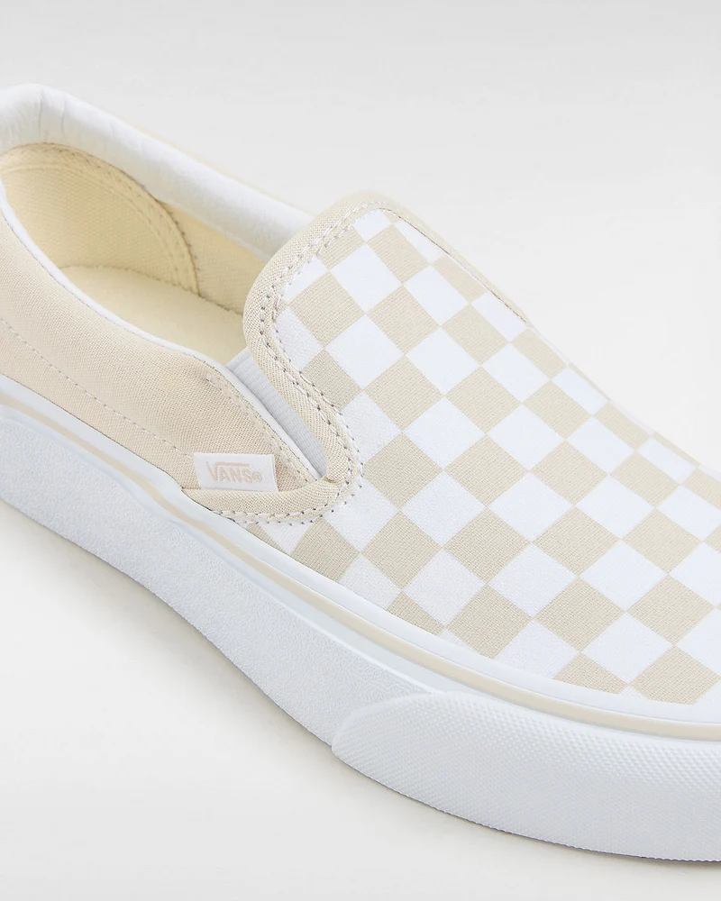 VANS Unisex Checkerboard Classic Slip-On-Plattform-Sneaker – Rainy Day