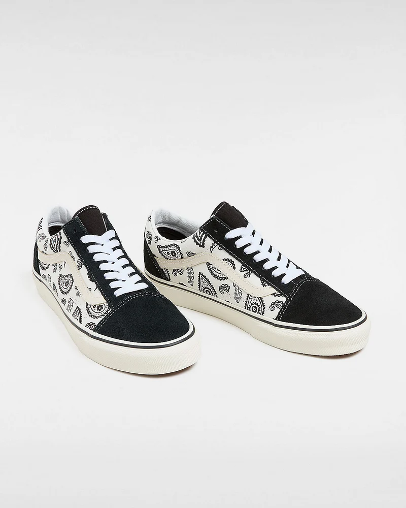VANS Unisex Old Skool Primavera Paisley Trainer – Marshmallow