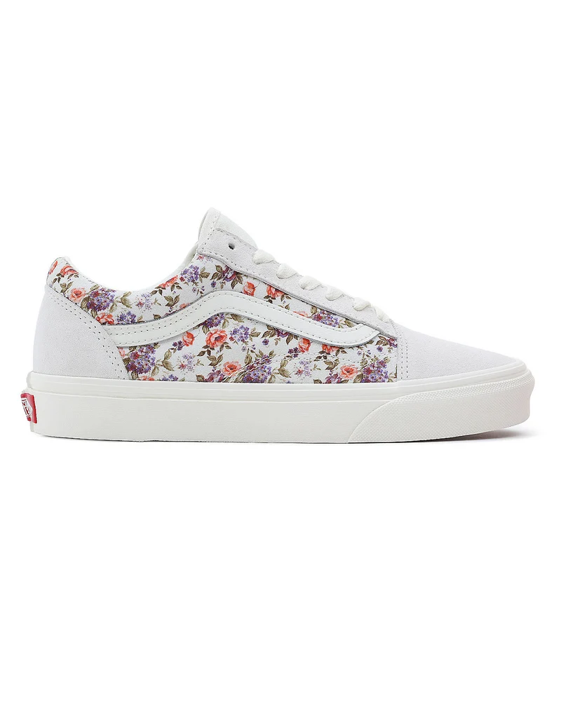 VANS Unisex Old Skool Vintage Floral Trainer – Marshmallow
