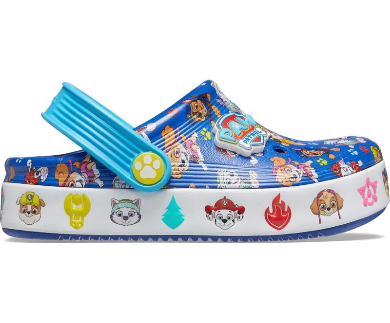 Crocs Kinder Paw Patrol Off Court Clog – Blau