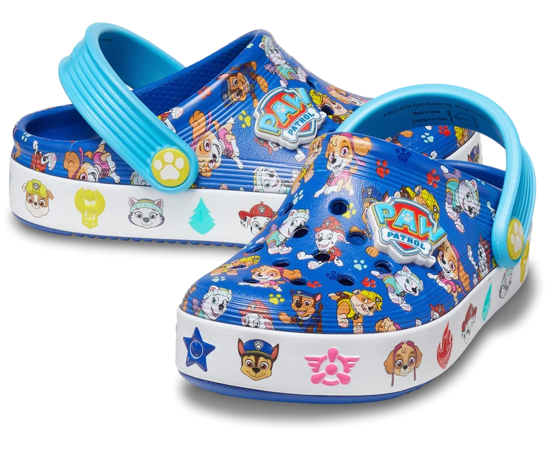 Crocs Kinder Paw Patrol Off Court Clog – Blau