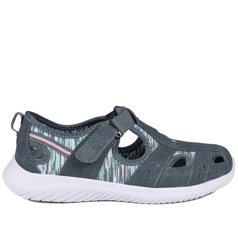 Leather Adventure Sandals - BRK39011 / 325 010 - Denim Multi