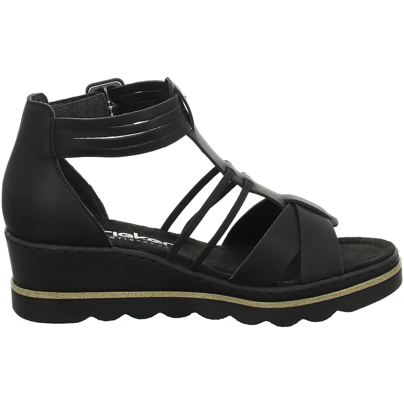 Rieker Keil Sandalette ab 30mm Sohlenhöhe