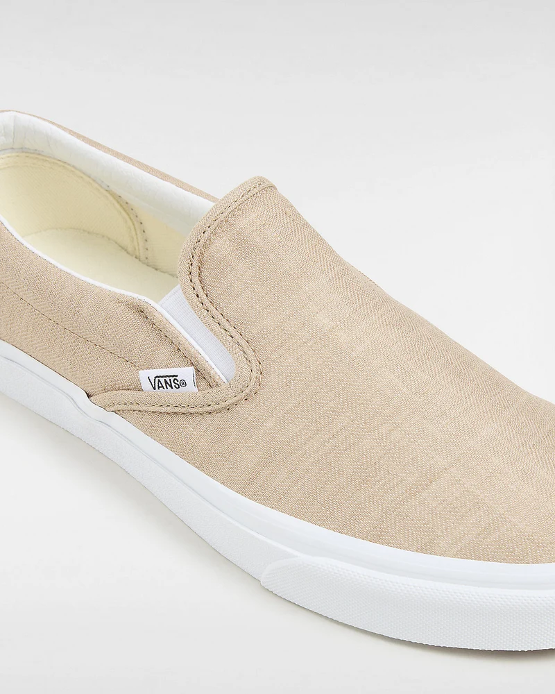 VANS Klassische Unisex-Slip-On-Sneaker – Sommerleinen