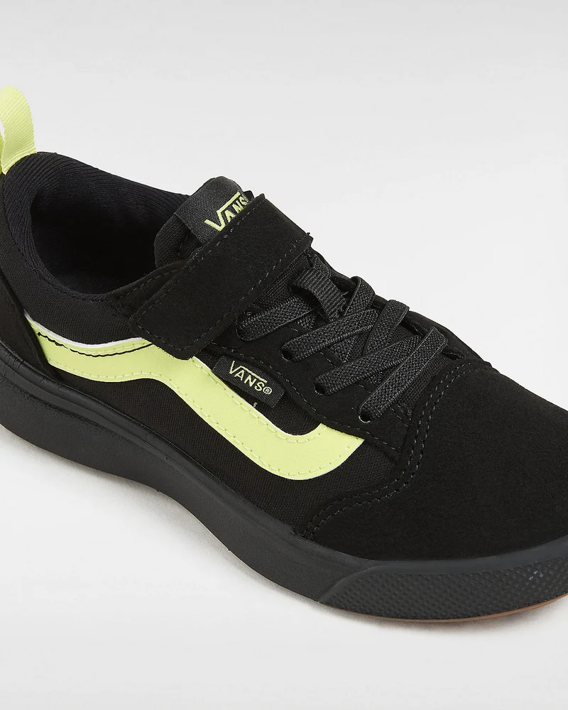 VANS UltraRange 66-Turnschuhe für Kinder – Schwarz / Limette