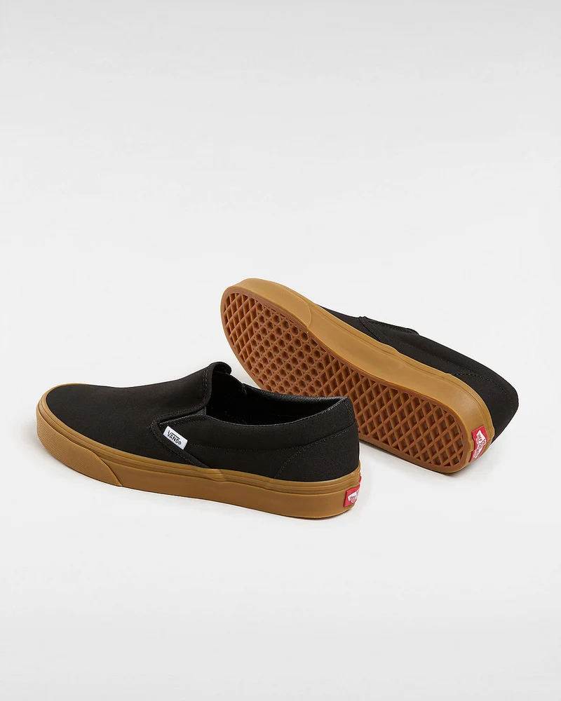 VANS Klassische Unisex-Slip-On-Sneaker – Schwarz/Gummi
