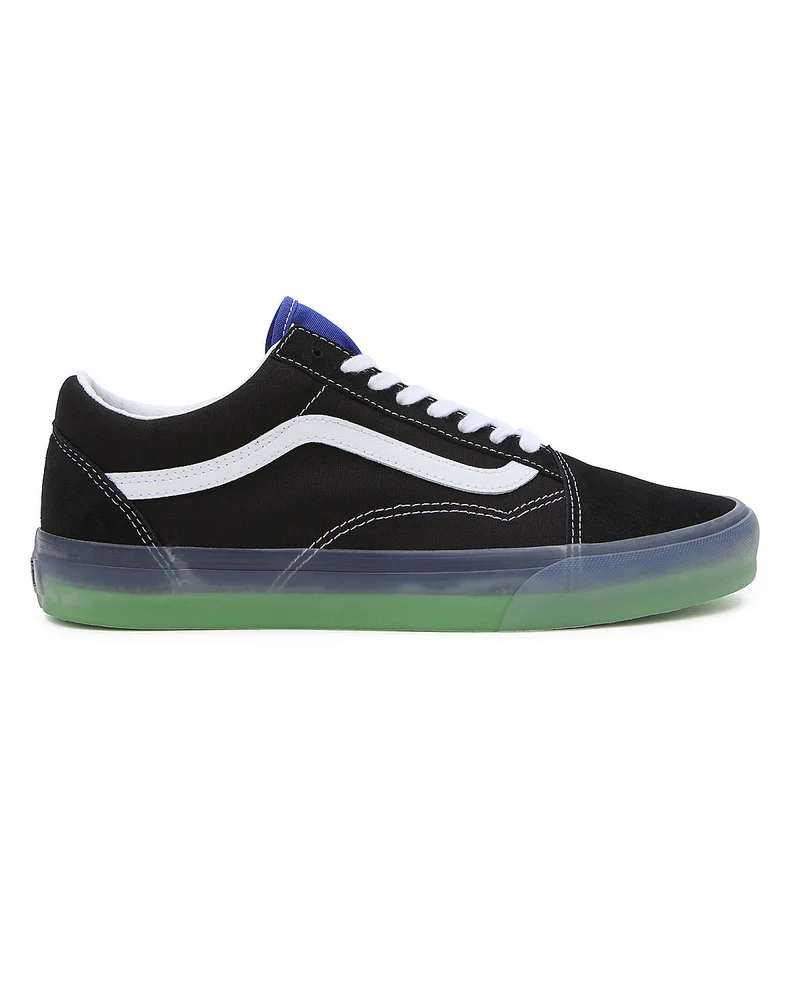 VANS Unisex-Sneaker Old Skool – Durchscheinendes Schwarz/Blau