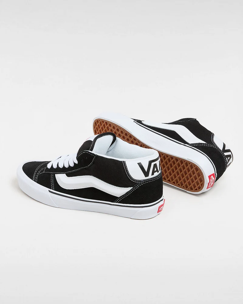VANS Unisex Knu Mid Trainer – Schwarz / Weiß