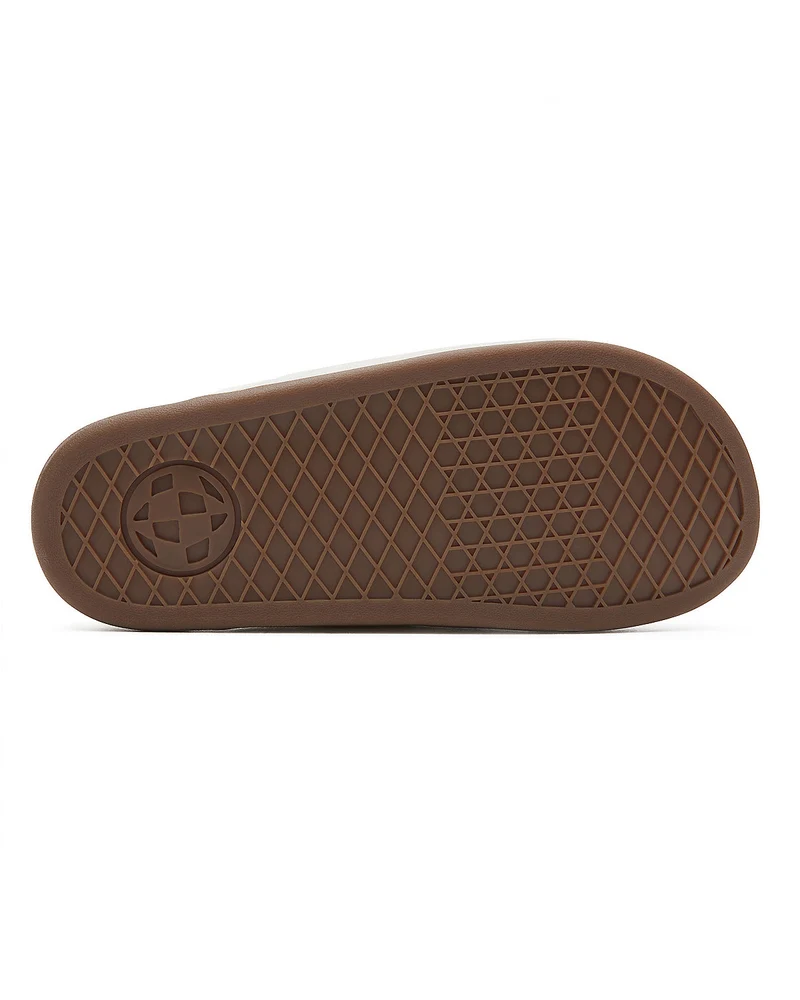 VANS Unisex VR3 Harbor Frottee-Pantoletten – Weiß/Gummi
