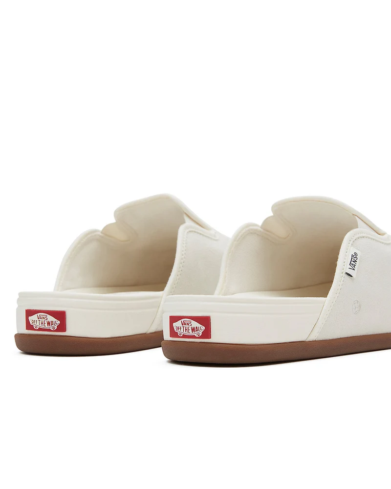 VANS Unisex VR3 Harbor Frottee-Pantoletten – Weiß/Gummi