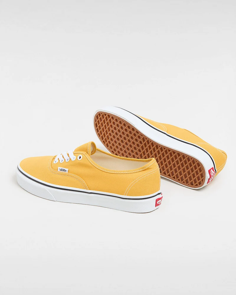 VANS Authentische Unisex-Sneaker von Color Theory – Golden Glow