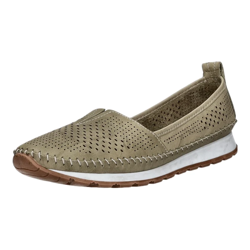 Cosmos Comfort Slipper/Kletthalbschuh luftdurchlässig (durchbrochenes/geflochtenes Obermaterial)