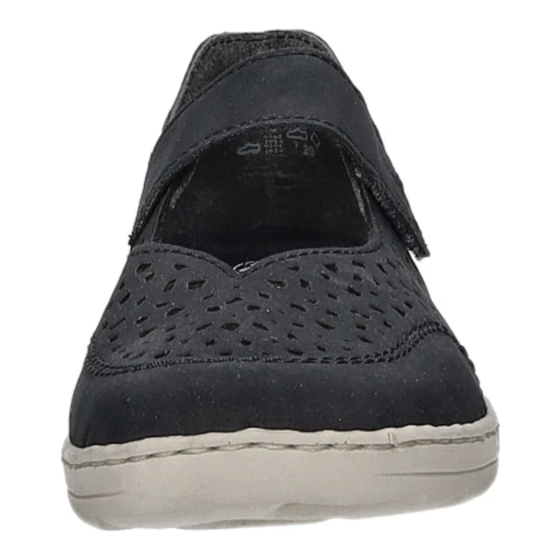 Rieker Slipper/Kletthalbschuh luftdurchlässig (durchbrochenes/geflochtenes Obermaterial)