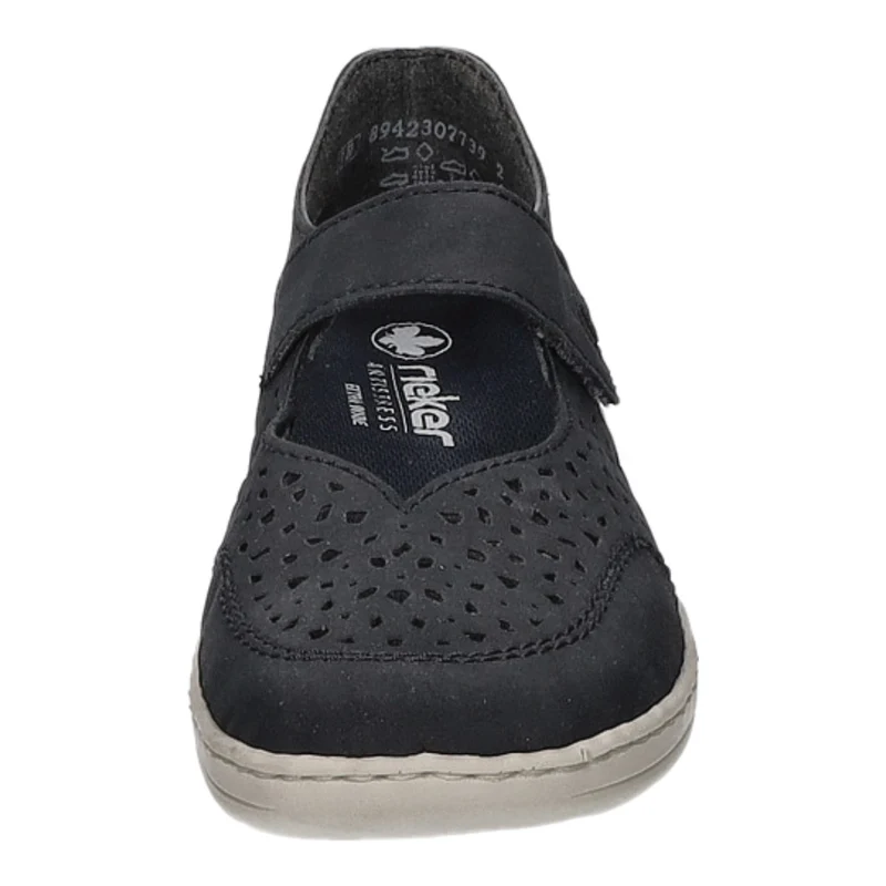 Rieker Slipper/Kletthalbschuh luftdurchlässig (durchbrochenes/geflochtenes Obermaterial)